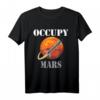 SCI-FI Space Interstellar Rakete Raumschiff T-Shirt - Perfekt für Sci-Fi-Liebhaber, Kinder und Wissenschaftler, Occupy Mars Design