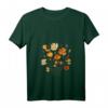 Damen Vintage Kalifornische Mohnblume Blumen T-Shirt mit V-Ausschnitt – Klassisch geschnitten, bequem & stilvoll