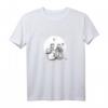 Verliebte Paare Liebesbeweis Valentinstag T-Shirt mit Mond und Herz – Romantisches Geschenk für Partner, Hochzeitstag & Muttertag