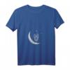 Damen Eulen Nachteulen Eule bei Nacht auf Mond und Sternenhimmel - Perfektes T-Shirt für Vogel- und Nachtliebhaber