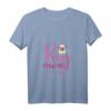 Damen Mops Mama Muttertag Geschenk T-Shirt mit V-Ausschnitt – Perfektes Tierliebhaber Geschenk für Hundebesitzer & Mopsfans