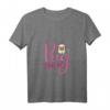 Damen Mops Mama Muttertag Geschenk T-Shirt mit V-Ausschnitt – Perfektes Tierliebhaber Geschenk für Hundebesitzer & Mopsfans