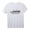 München City Skyline Silhouette T-Shirt - Perfektes Geschenk für Münchener & Stadtliebhaber