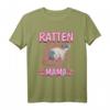 Damen Ratte Mama Mutter T-Shirt – Perfektes Muttertagsgeschenk für Rattenliebhaberinnen und Tiermamas