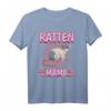 Damen Ratte Mama Mutter T-Shirt – Perfektes Muttertagsgeschenk für Rattenliebhaberinnen und Tiermamas