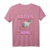 Damen Ratte Mama Mutter T-Shirt – Perfektes Muttertagsgeschenk für Rattenliebhaberinnen und Tiermamas