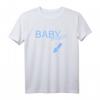 Baby Inside It's a Boy - Schwangerschaft T-Shirt für Damen & Mütter mit Baby-Bauch-Motiv und Mutterschaftsspruch, Perfekt als Geschenk