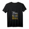 Damen T-Shirt zum 1. Geburtstag, Muttertag & Valentinstag – Lustiges erstes Mutter- & Baby-Geburtstags-Shirt mit V-Ausschnitt
