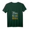 Damen T-Shirt zum 1. Geburtstag, Muttertag & Valentinstag – Lustiges erstes Mutter- & Baby-Geburtstags-Shirt mit V-Ausschnitt