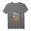 Damen T-Shirt zum 1. Geburtstag, Muttertag & Valentinstag – Lustiges erstes Mutter- & Baby-Geburtstags-Shirt mit V-Ausschnitt