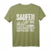 Saufen Ist Wie Mais Häckseln Hauptsache Voll - Lustiges Party T-Shirt für Trinkliebhaber & Oktoberfest-Geschenk