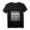 Damen Mein Name Ist Mama - Witziges Muttertag Geschenk für Zwillingsmamas mit V-Ausschnitt