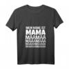 Damen Mein Name Ist Mama - Witziges Muttertag Geschenk für Zwillingsmamas mit V-Ausschnitt
