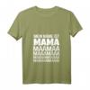 Damen Mein Name Ist Mama - Witziges Muttertag Geschenk für Zwillingsmamas mit V-Ausschnitt