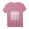 Damen Mein Name Ist Mama - Witziges Muttertag Geschenk für Zwillingsmamas mit V-Ausschnitt