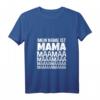 Damen Mein Name Ist Mama - Witziges Muttertag Geschenk für Zwillingsmamas mit V-Ausschnitt