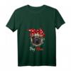 Damen Mops Mama Pug Mom Hund Frauchen T-Shirt mit V-Ausschnitt – Perfektes Geschenk zum Muttertag, Geburtstag & Weihnachten für Hundeliebhaberinnen