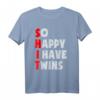 So Happy I Have Twins - Lustiges Muttertag & Vatertags T-Shirt für Zwillingseltern, perfekte Geschenkidee für Mutter, Vater & Familie