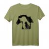 Niedliches Pferde-T-Shirt für Hunde und Katzen – Lustiges Geschenk für Tierliebhaber zum Muttertag, Geburtstag, Halloween & Erntedankfest