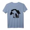Niedliches Pferde-T-Shirt für Hunde und Katzen – Lustiges Geschenk für Tierliebhaber zum Muttertag, Geburtstag, Halloween & Erntedankfest