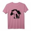 Niedliches Pferde-T-Shirt für Hunde und Katzen – Lustiges Geschenk für Tierliebhaber zum Muttertag, Geburtstag, Halloween & Erntedankfest