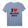 I Love Skater Jungen & Mädchen T-Shirt – Perfekt für Skateboard, Eislaufen & Muttertag Geschenke für Kinder & Teenager
