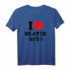 I Love Skater Jungen & Mädchen T-Shirt – Perfekt für Skateboard, Eislaufen & Muttertag Geschenke für Kinder & Teenager