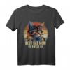Best Cat Mom Ever Retro Vintage T-Shirt – Perfektes Muttertagsgeschenk für Katzenliebhaberinnen und Tiermütter 2023