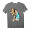 HapDeer Lover Geschenk T-Shirt - Lustiges Pit Bull Hund Motiv für Mama, Valentinstag & Muttertag