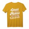 Lustiges Oma T-Shirt mit Spruch 'Omas sind wie Mamas Nur mit Puderzucker' – Perfekt zum Muttertag & Omatag für Enkelkinder