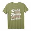Lustiges Oma T-Shirt mit Spruch 'Omas sind wie Mamas Nur mit Puderzucker' – Perfekt zum Muttertag & Omatag für Enkelkinder