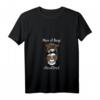 Damen Mom of Boys Dead Tired Totenkopf T-Shirt mit V-Ausschnitt – Lustiges Muttertagsgeschenk für Mütter und Großmütter