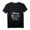 Damen Mama 2022 Loading Schwangerschaftsverkündung Muttertag T-Shirt mit V-Ausschnitt – Lustiges Geschenk für werdende Mütter, Babypartys & Muttertag