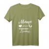 Damen Mama 2022 Loading Schwangerschaftsverkündung Muttertag T-Shirt mit V-Ausschnitt – Lustiges Geschenk für werdende Mütter, Babypartys & Muttertag