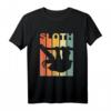 Vintage Faultier T-Shirt – Perfektes Geschenk für Faultierfans, Tierfreunde & Zoologen zu Weihnachten, Geburtstag & mehr