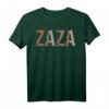 Zaza Leopardenmuster Mama & Oma lustiges Muttertags-T-Shirt – Perfektes Geschenk für Zaza, Mema & Oma mit Humor
