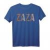 Zaza Leopardenmuster Mama & Oma lustiges Muttertags-T-Shirt – Perfektes Geschenk für Zaza, Mema & Oma mit Humor