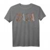 Zaza Leopardenmuster Mama & Oma lustiges Muttertags-T-Shirt – Perfektes Geschenk für Zaza, Mema & Oma mit Humor