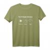 I'm A Simple Woman I like Sunshine Coffee Dogs - Lustiges Muttertags- oder Geburtstags-T-Shirt für Frauen, die Natur, Kaffee und Hunde lieben