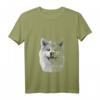 Süßes Akita Inu Hundemama T-Shirt mit V-Ausschnitt – Perfektes Muttertagsgeschenk für Hundeliebhaberinnen und Akita Inu Besitzer