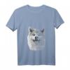 Süßes Akita Inu Hundemama T-Shirt mit V-Ausschnitt – Perfektes Muttertagsgeschenk für Hundeliebhaberinnen und Akita Inu Besitzer