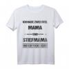MAMA und STIEFMAMA Muttertag Geschenk T-Shirt - Personalisierte lustige Geschenkidee für Kinder, Partner und Familienmitglieder