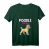 Damen Pudel Mama Hundebesitzer Geschenk zum Muttertag - Pudel T-Shirt mit V-Ausschnitt für Tierliebhaberinnen