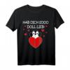 Hab Dich Sooo Doll Lieb Pinguin T-Shirt – Witziges Valentinstag & Muttertag Geschenk für Partner, Familie & Freunde