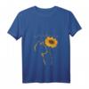 Damen Best Cat Mom Ever Sonnenblumen Katzenmama T-Shirt mit V-Ausschnitt – Perfektes Geschenk zum Muttertag, Geburtstag und Weihnachten für Katzenliebhaberinnen