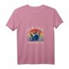 Pew Pew Madafakas Katzen T-Shirt mit V-Ausschnitt – Lustiges Sommershirt für Katzenliebhaber, Vintage Retro Design, Geschenk für Katzenmama & -papa
