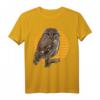Steinkauz Eulenmotiv Tiermotiv Vogelmotiv Waldtier Natur Eule T-Shirt – Perfekt als Geschenk für Eulen- und Vogel-Liebhaber zum Geburtstag und Weihnachten