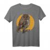 Steinkauz Eulenmotiv Tiermotiv Vogelmotiv Waldtier Natur Eule T-Shirt – Perfekt als Geschenk für Eulen- und Vogel-Liebhaber zum Geburtstag und Weihnachten