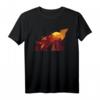 Tiermotiv Silhouette Wolf T-Shirt für Naturliebhaber - Perfektes Geschenk für Geburtstag & Weihnachten