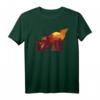 Tiermotiv Silhouette Wolf T-Shirt für Naturliebhaber - Perfektes Geschenk für Geburtstag & Weihnachten